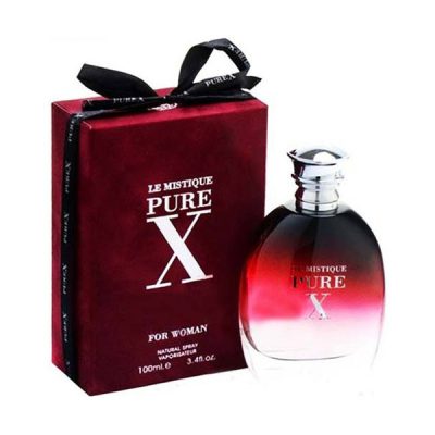 ادکلن زنانه فراگرنس ورد پیور ایکس Fragrance World Le Mistique Pure X