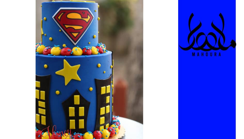 کیک تولد سوپر من