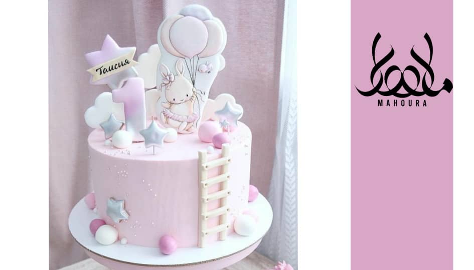 کیک تولد بیبی دخترانه